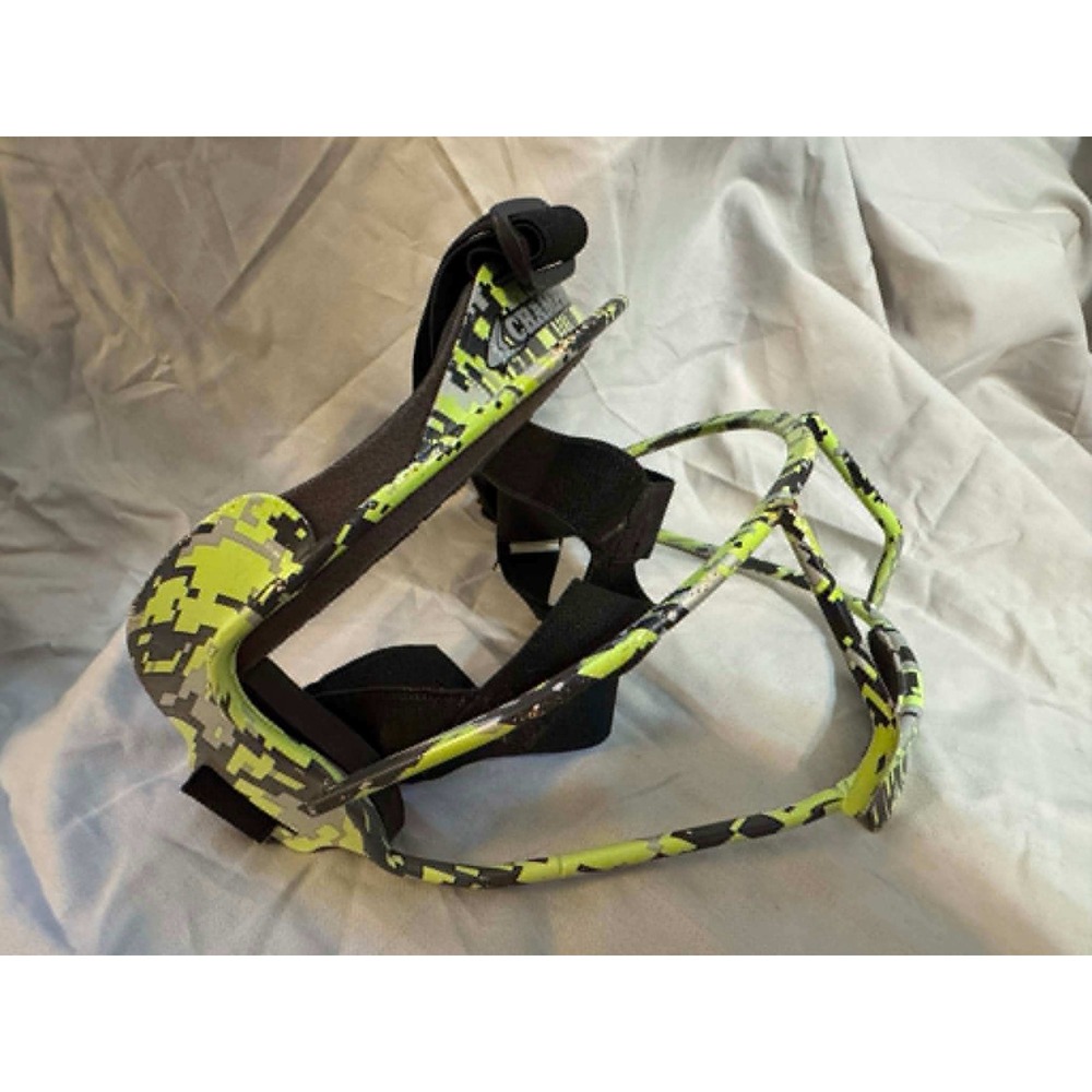 Champro Rampage Softball Fielder Face Mask Lime Green Black Digital Camo - Picture 5 of 5